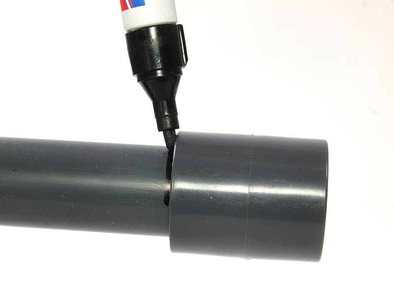 Kleben von PVCRohren und Fittings