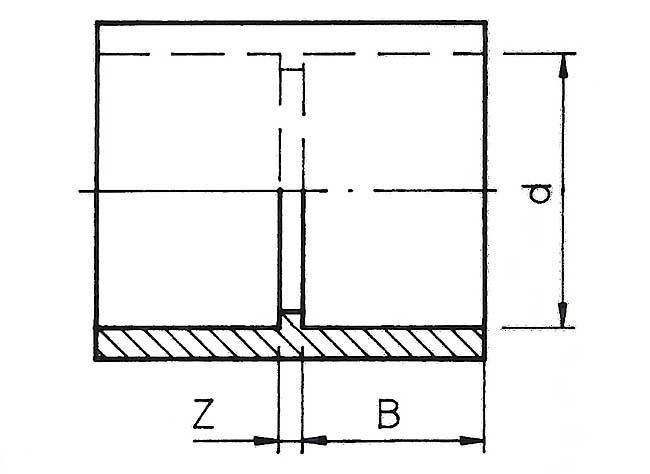 PVC Rohrleitung 5x 1 m D 50 mm mit Muffe, zum Verkleben - POWERHAUS24