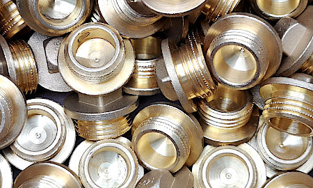 Messing Gewindestopfen