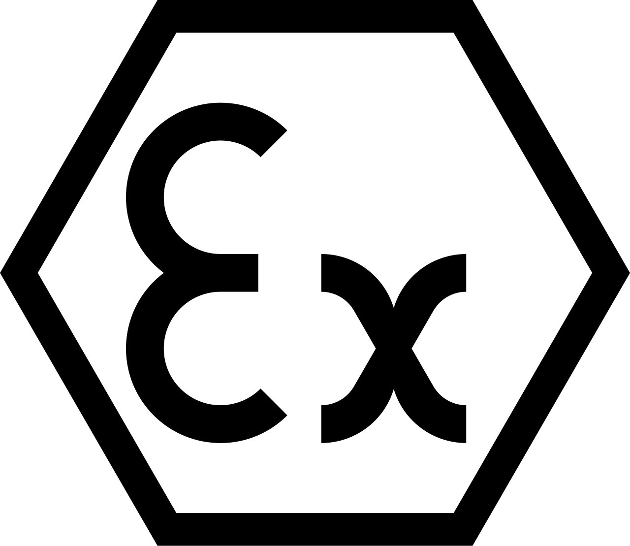 Logo der ATEX-Zertifizierung