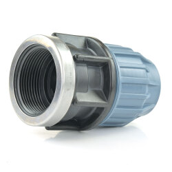PE-Kupplung 1x Klemmmuffe 32 mm, 1x Innengewinde 1 1/2" (47,80 mm)