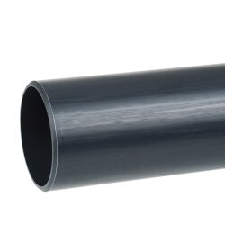 PVC Rohr 10 mm PN 16, 1 m (+/- 0,5%)