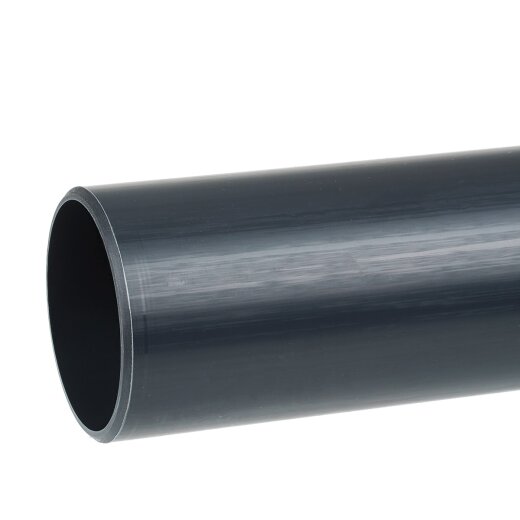 Lüftungsrohr/  Rundrohr/ PVC DN 100 Länge = 1 m 