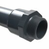 PVC-Gewindestück Klebeseite 12 mm/16 mm, Außengewinde 1/4" (13,16 mm)