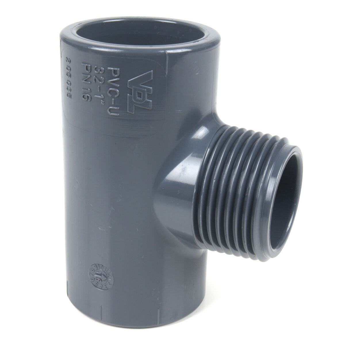 PVC T-Stück 50 Mm Klebemuffe Für Rohrverbindungen