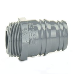PVC-Schlauchtülle Außengewinde 3/8"...