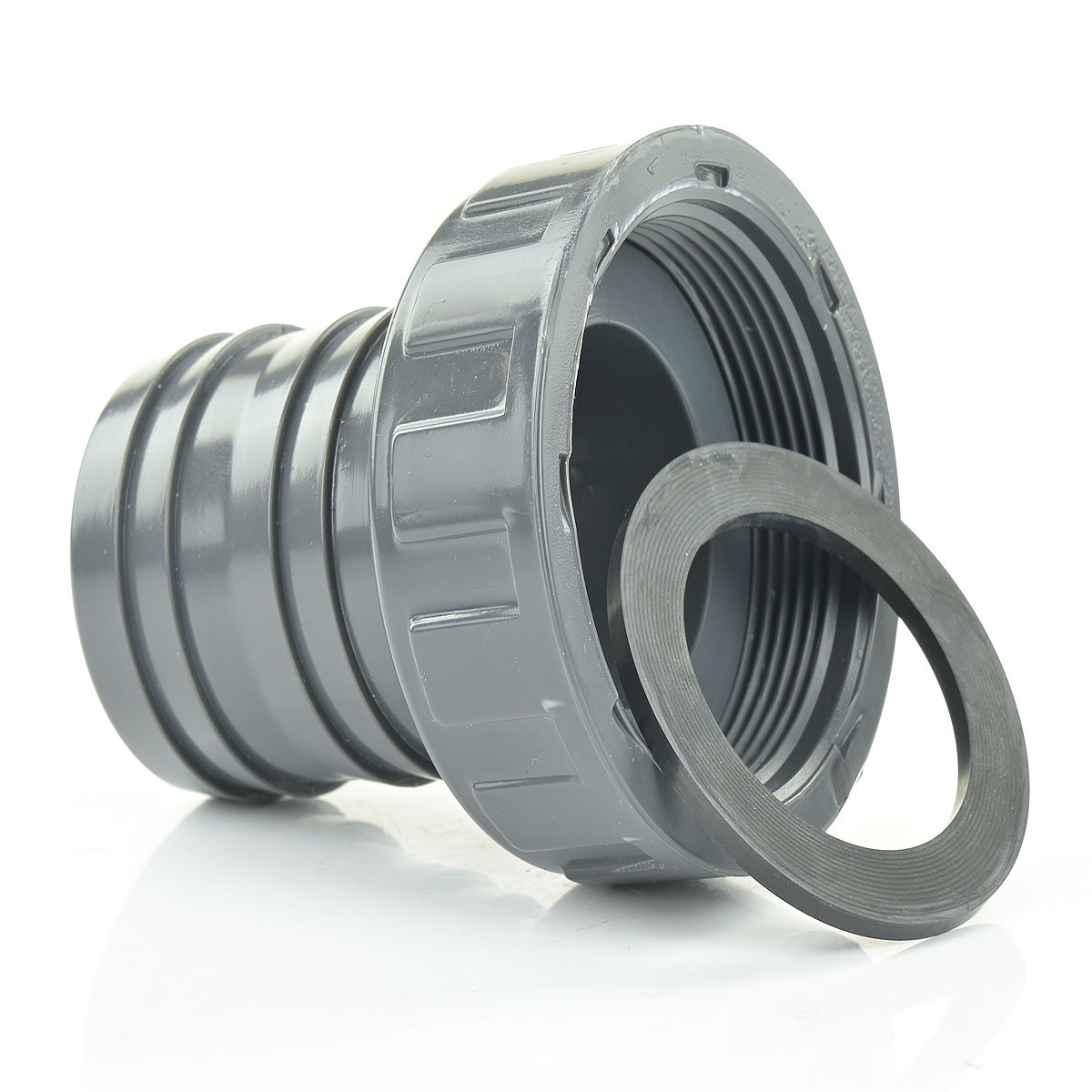 PVC-Schlauchtülle 1 1/4 (41,91 mm) Innengewinde für 30 mm Schlauch