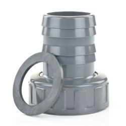 PVC-Schlauchtülle Innengewinde 2 1/2" (75,18 mm) für Schlauch 60 mm