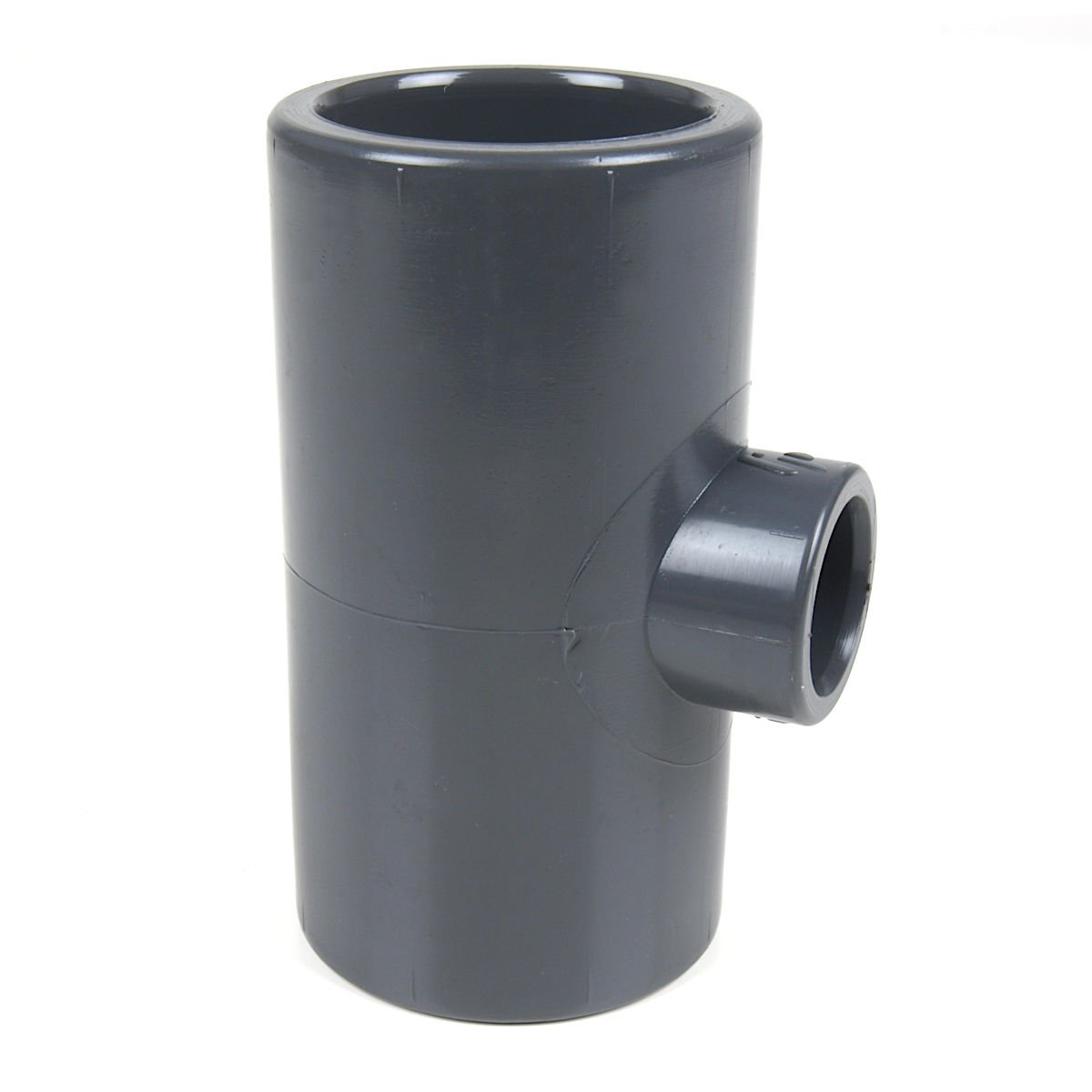 PVCTStück reduziert 2x 50 mm Klebemuffe, 40 mm Klebemuffe