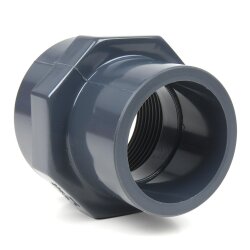 PVC-Übergangsnippel Klebeseite 16/20 mm, Innengewinde 3/8" (16,66 mm)