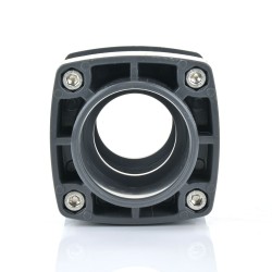 PVC-Schauglas 2x Klebemuffe 50 mm