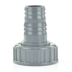 PVC-Schlauchtülle Innengewinde 2 1/4" (65,27 mm) für Schlauch 50/53 mm