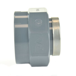 PVC-Gewindemuffe 1x Klebemuffe 63 mm, 1x Innengewinde 1 1/4" (41,91 mm)