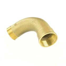 Messing Bogen Innengewinde x Außengewinde