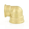 Messing Winkel 90° 2x Innengewinde 3/4" (26,44 mm) x 1" (33,25 mm)