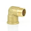 Messing Winkel 90° Innengewinde x Außengewinde