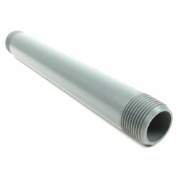 Kunststoff Rohrnippel 2x Außengewinde 1/2" (20,96 mm), 200 mm (20 cm)