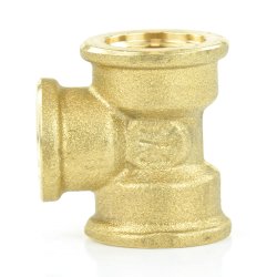 Messing T-Stück 90° 3x Innengewinde 1/4"...