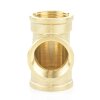 Messing T-Stück 90° 3x Innengewinde 1 1/4" (41,91 mm)
