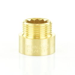 Messing Hahnverlängerung Außengewinde x Innengewinde