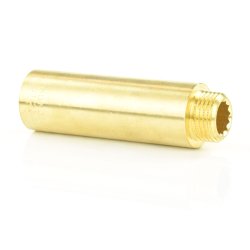 Hahnverlängerung Messing AG x IG 1/2" (20,96 mm), 100 mm