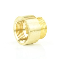 Hahnverlängerung Messing AG x IG 3/4" (26,44 mm), 80 mm