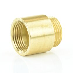 Hahnverlängerung Messing AG x IG 1 1/4" (41,91 mm), 15 mm