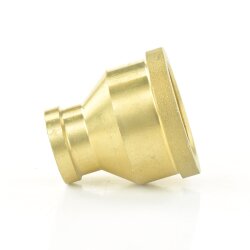 Messing Reduziermuffe 1/4" (13,16 mm) x 1/8" (9,73 mm)