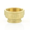 Messing Reduziermuffe 3/4" (26,44 mm) x 1/2" (20,96 mm)