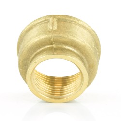 Messing Reduziermuffe 1" (33,25 mm) x 3/4" (26,44 mm)