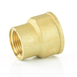 Messing Reduziermuffe 1 1/4" (41,91 mm) x 1" (33,25 mm)