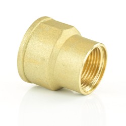 Messing Reduziermuffe 1 1/4" (41,91 mm) x 1" (33,25 mm)