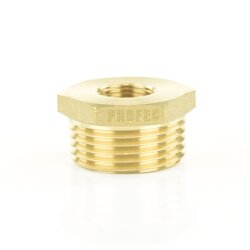 Messing Reduzierstück 1/2" (20,96 mm) x 3/8" (16,66 mm)