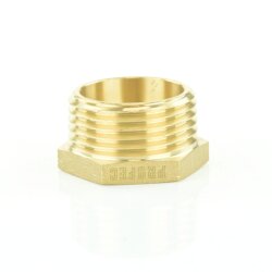 Messing Reduzierstück 1/2" (20,96 mm) x 3/8" (16,66 mm)