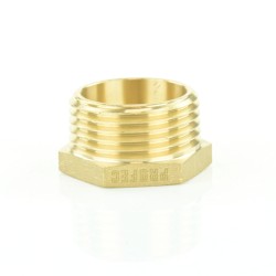 Messing Reduzierstück 3/4" (26,44 mm) x 1/4" (13,16 mm)