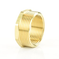 Messing Reduzierstück 2 1/2" (75,18 mm) x 2" (59,61 mm)