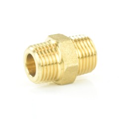 Messing Doppelnippel