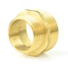 Messing Doppelnippel 1/2" (20,96 mm) x 1/4" (13,16 mm)