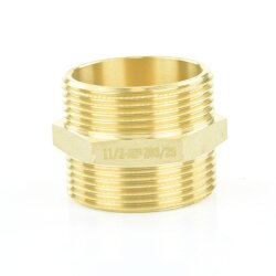 Messing Doppelnippel 1" (33,25 mm)
