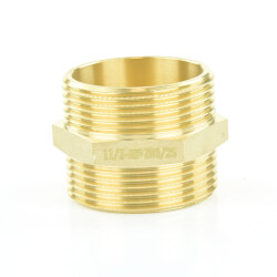 Messing Doppelnippel 2" (59,61 mm)