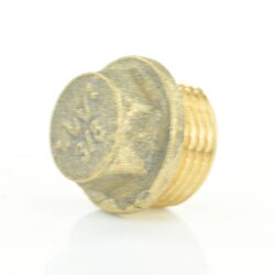 Messing Gewindestopfen