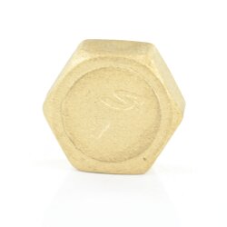 Messing Gewindekappe