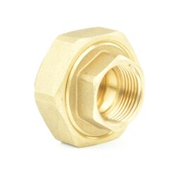 Messing Verschraubung 2x Innengewinde 3/4" (26,44 mm)