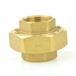 Messing Verschraubung 2x Innengewinde 3/4" (26,44 mm)