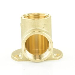 Messing Wandwinkel 2x Innengewinde