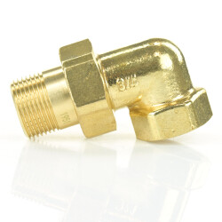 Messing Winkelverschraubung Innengewinde x Außengewinde 1/2" (20,96 mm)