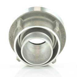 Feuerwehr-Druckkupplung mit kurzer Schlauchtülle