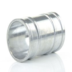 Doppelschlauchtülle aus Aluminium 50 mm