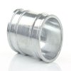 Doppelschlauchtülle aus Aluminium 50 mm
