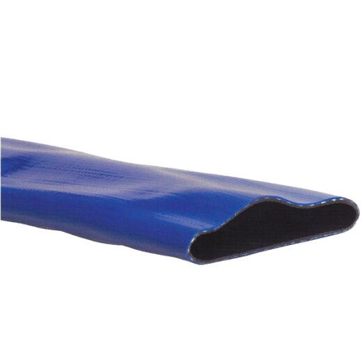 PVC-Flachschlauch mittelschwere Ausführung blau 76 mm x 100 m